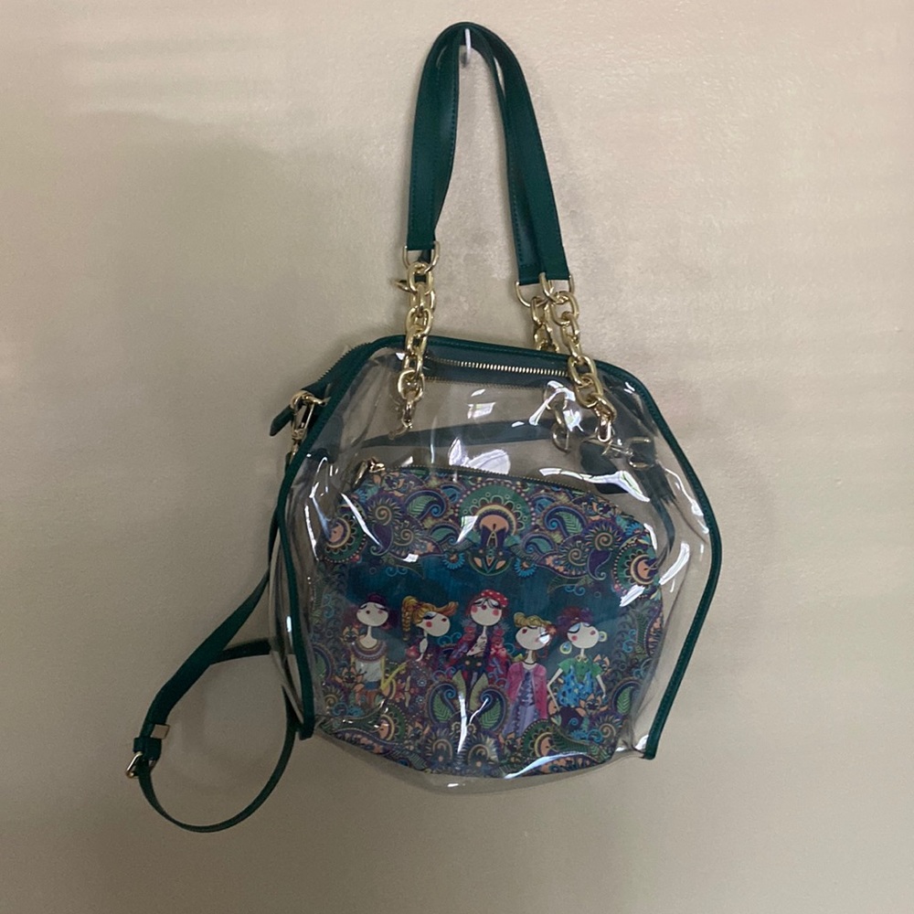 Clear Purse with removable pouch inside